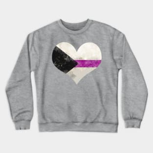 Demi Pride Heart - Watercolor Crewneck Sweatshirt